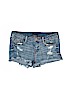 Klique B Blue Denim Shorts Size M - photo 1