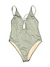 LA Hearts Green One Piece Swimsuit Size M - photo 1
