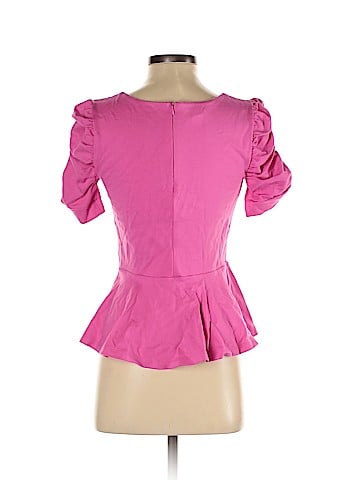 INC International Concepts Short Sleeve Blouse (view 2)