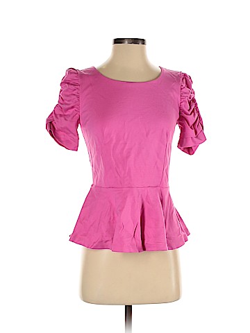 INC International Concepts Short Sleeve Blouse (view 1)