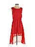 Blue Rain 100% Polyester Red Casual Dress Size S - photo 1