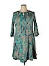 Phase Seven Teal Casual Dress Size 18 - photo 1