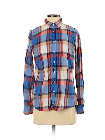 J. Crew Factory Store Long Sleeve Button-Down Shirt (view 1)
