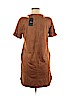 Very J 100% Polyester Brown Casual Dress Size M - photo 2