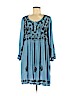 Assorted Brands 100% Cotton Blue Casual Dress Size M - photo 1