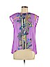 New York Clothing Co. 100% Polyester Purple Sleeveless Top Size M - photo 1