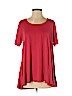 Lularoe Red Short Sleeve T-Shirt Size S - photo 1