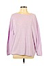 Lou & Grey 100% Cotton Purple Pullover Sweater Size L - photo 1