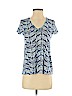 Lilly Pulitzer 100% Cotton Blue Short Sleeve T-Shirt Size XXS - photo 1
