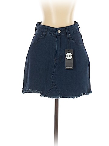 Boohoo Boutique Denim Skirt (view 1)