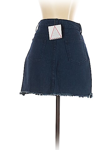 Boohoo Boutique Denim Skirt (view 2)