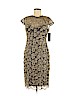 Adrianna Papell Tan Cocktail Dress Size 12 - photo 1