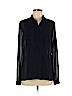 Ann Taylor LOFT 100% Polyester Blue Long Sleeve Blouse Size M - photo 1