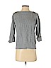Karen Scott 100% Cotton Gray Pullover Sweater Size S - photo 1