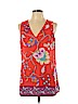 Violet & Claire 100% Polyester Red Sleeveless Blouse Size L - photo 1