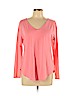 Old Navy 100% Cotton Pink Long Sleeve T-Shirt Size L - photo 1