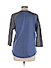 Lularoe Blue 3/4 Sleeve T-Shirt Size L - photo 2
