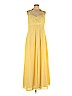 Bill Levkoff 100% Polyester Yellow Cocktail Dress Size 14 - photo 1