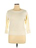 Ann Taylor LOFT White Pullover Sweater Size L - photo 1