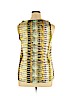 The Limited 100% Polyester Yellow Sleeveless Blouse Size L - photo 2