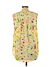 dalia 100% Polyester Yellow Sleeveless Blouse Size L - photo 2