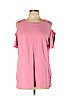 Woman Within Pink Short Sleeve Top Size 14 (M) - photo 1