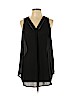 Maurices 100% Polyester Black Sleeveless Blouse Size L - photo 1