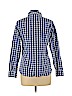 Kayce Hughes 100% Cotton Blue Long Sleeve Button-Down Shirt Size 10 - photo 2