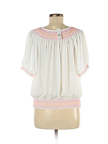 New York Clothing Co. Short Sleeve Blouse (view 2)