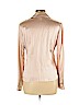Lafayette 148 New York 100% Silk Pink Long Sleeve Silk Top Size 10 - photo 2