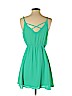 Lush 100% Polyester Green Casual Dress Size S - photo 2