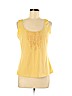 Nic + Zoe Yellow Sleeveless Top Size M - photo 1