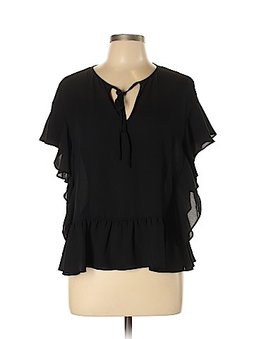 Belle + Sky Short Sleeve Blouse (view 1)