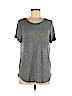 W. by Wantable Gray Short Sleeve Top Size M - photo 1