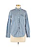 Nautica Blue Long Sleeve Button-Down Shirt Size S - photo 1