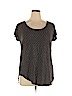 Maurices Gray Short Sleeve Top Size XL - photo 1