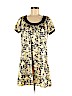 BCBGMAXAZRIA 100% Polyester Yellow Casual Dress Size M - photo 1