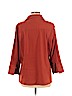 Cato Orange Long Sleeve Button-Down Shirt Size XL - photo 2