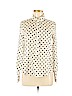 J. Crew Factory Store 100% Cotton Ivory Long Sleeve Blouse Size S - photo 1