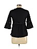 Adriana 100% Cotton Black 3/4 Sleeve Button-Down Shirt Size M - photo 2