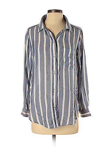 American Eagle Outfitters Long Sleeve Button-Down Shirt (view 1)