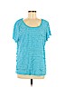 Cato Blue Short Sleeve Top Size 14 - 16 - photo 1