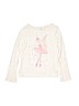 Gap Kids 100% Cotton White Long Sleeve T-Shirt Size M (kids) - photo 1