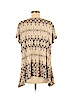 Ruby Rd. Tan Short Sleeve Top Size XL - photo 2