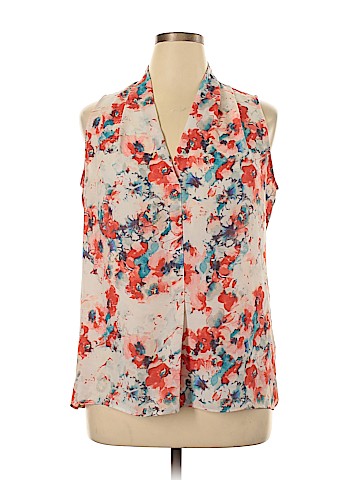 Rose & Olive Sleeveless Blouse (view 1)