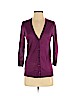 Ann Taylor Purple Silk Cardigan Size XS - photo 1