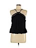 Topshop 100% Viscose Black Sleeveless Top Size 6 - photo 1