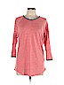 Lularoe Pink 3/4 Sleeve T-Shirt Size L - photo 1