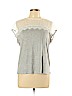 Yuni Los Angeles Gray Short Sleeve Top Size L - photo 1