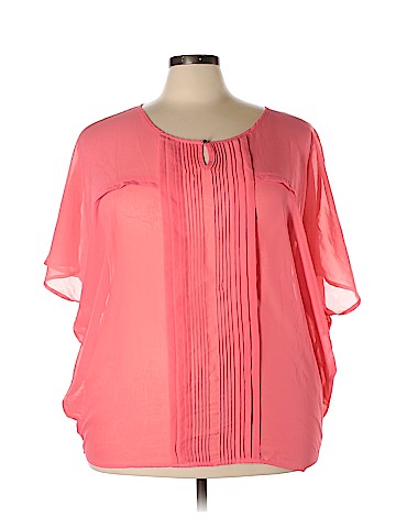 Lane Bryant Short Sleeve Blouse (view 1)